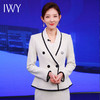 IWY/小香风西装套裙女长袖气质名媛风职业装套装高端主持人正装工作服CS1080 商品缩略图2