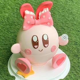 蝴蝶结星之卡比 · 敲敲乐蛋糕