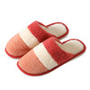 2023新款冬季情侣接拼条纹棉拖鞋毛绒居家舒适男女棉拖鞋保暖拖鞋sh 商品缩略图4