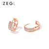 ZENGLIU高级感耳钉简约冷淡风耳圈女潮气质网红韩国耳扣耳环耳饰 商品缩略图2