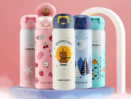 杯具熊弹跳系列保温杯470mlBJX-10 商品图0