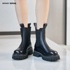 新品单层牛皮切尔西烟管时尚矮靴992B25601 商品缩略图5