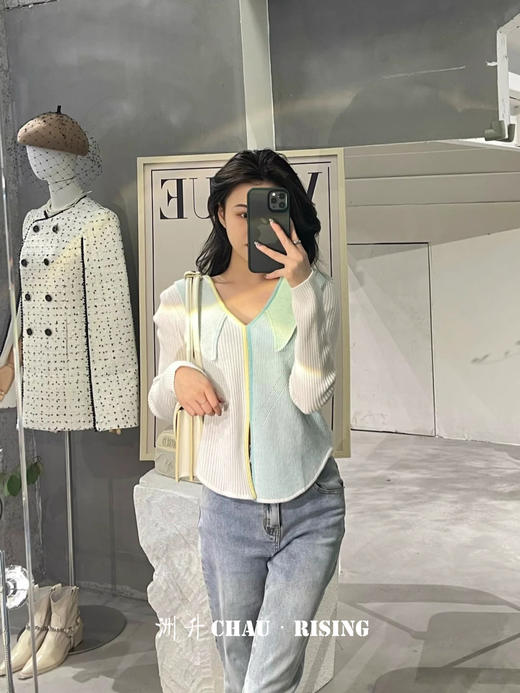 T恤领百搭羊绒女衫 商品图4