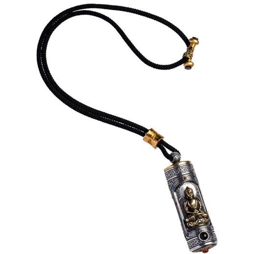 s925银八大生肖本命佛汽车挂件 商品图4