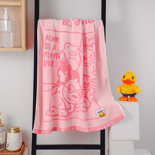 B.Duck朋友鸭浴巾  柔软亲赴  毛圈饱满  遇水不掉色 商品图4