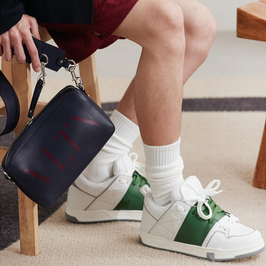 KRIME WHITE TUBE SOCKS 拼接罗纹重磅直筒袜棉袜 CityBoy长袜 商品图3