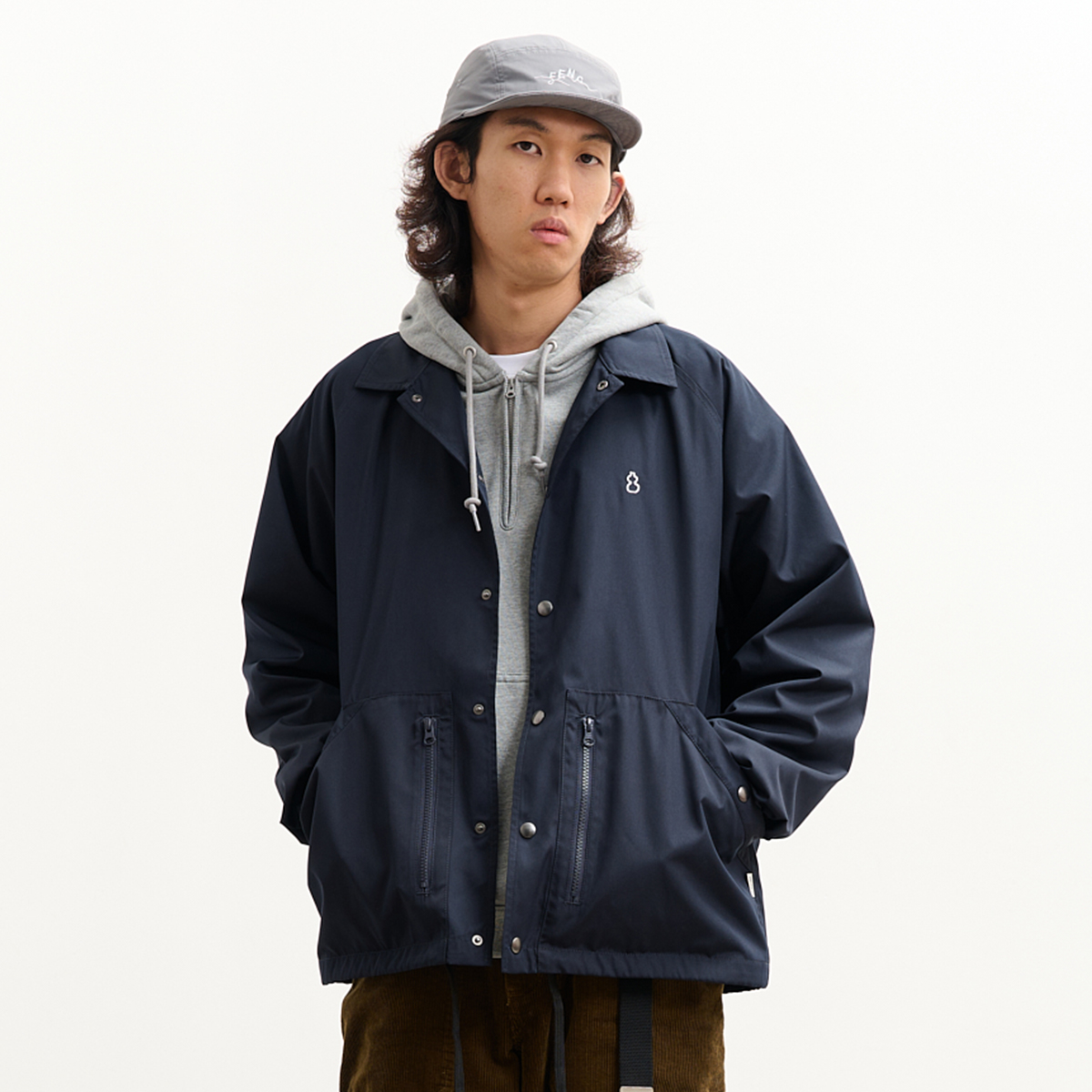 吃茶去chichaqu防水户外防风再生面料教练夹克