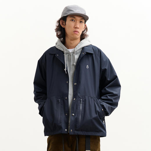 吃茶去chichaqu防水户外防风再生面料教练夹克 商品图0