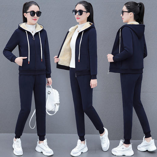 加绒加厚运动套装TR-DLP9035 商品图8