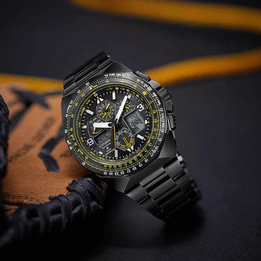 西铁城新品时尚运动光动能电波对时男表JY8127-59E 商品图6