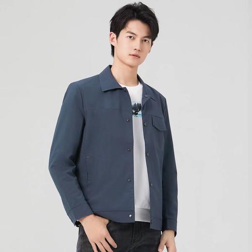 圣得西男士时尚干部款翻领休闲夹克春秋款中青年商务外套2252932057 商品图1
