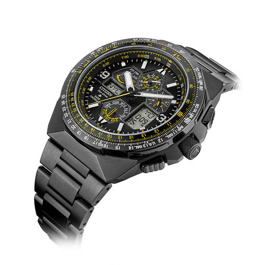 西铁城新品时尚运动光动能电波对时男表JY8127-59E 商品图9