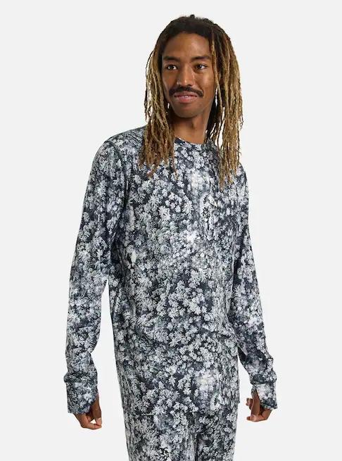 BURTON伯顿男士速干衬衫速干衬衣透气保暖打底户外长袖 迷彩灰 商品图3