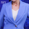 IWY/高级感蓝色西服套装新款西装阔腿裤面试正装主持人职业装olCP8310 商品缩略图3
