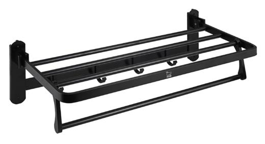 GJ02-10 浴巾架/氧化黑 商品图0