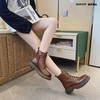 新品冬季加绒牛皮百搭舒适矮靴936B25537 商品缩略图1