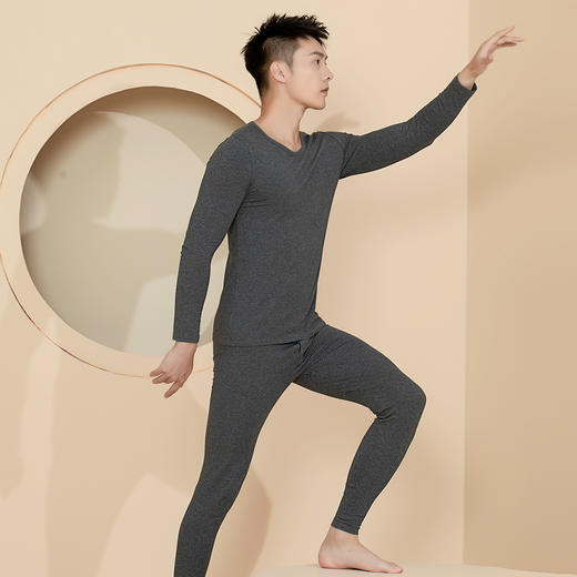 I'd爱帝男士抑菌优可丝黑技术蓄热保暖套装 商品图9