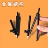 得力72159连中三元金属2B圆规绘图考试元规工具园规学生画圈文具画图初中生考试小学生夹笔款儿童可夹笔铁圆规 商品缩略图6