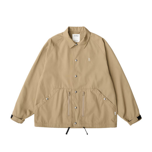 吃茶去chichaqu防水户外防风再生面料教练夹克 商品图5