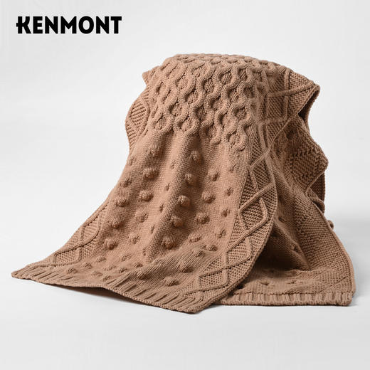 卡蒙Kenmont麻花针织围巾 商品图2