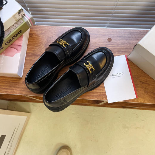 金扣乐福鞋 超纤皮+牛皮 柔软耐磨更透气 商品图3