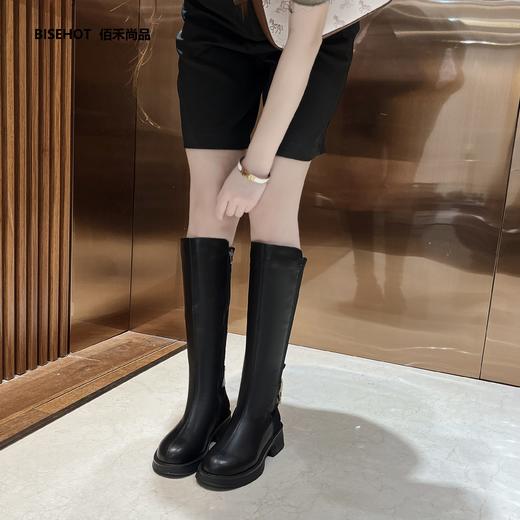 新品薄绒百搭舒适显瘦高靴937B25539 商品图6