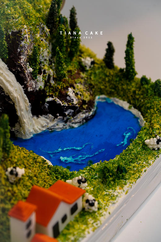 【立体红丝绒造型蛋糕】微景观蛋糕 一起看世界 商品图3