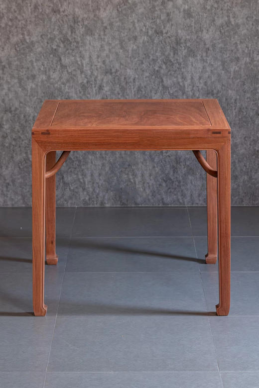 红桥红  家具严选  缅甸花梨（大果紫檀）【76 四面平 马蹄腿霸王枨方桌】 商品图0