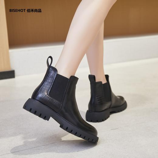 新品单层牛皮百搭时尚马丁靴992B25603 商品图1