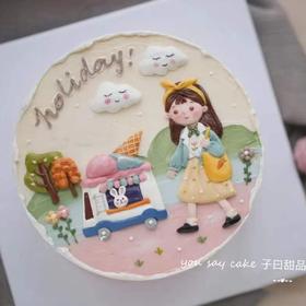 女孩手绘系列 （提前24小时预订）