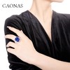 GAONAS高纳仕 黑标限量展出款女王的权杖蓝戒指小众设计高级首饰 商品缩略图4