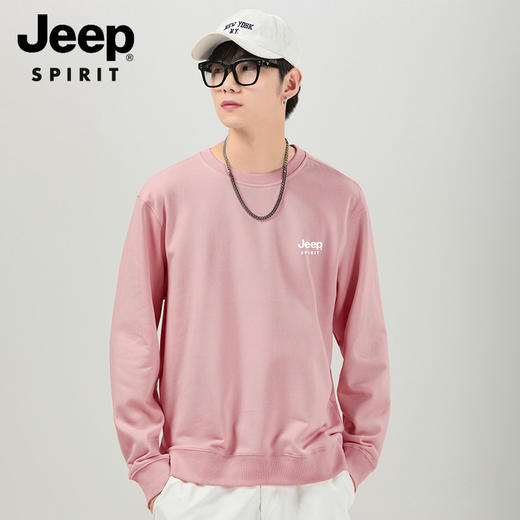 JEEP情侣款卫衣，男女同款百搭单品，8种经典色显白显气质，秋冬这样穿，时髦又保暖！ 商品图14