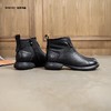 新品厚绒圆头百搭舒适牛皮矮靴933B25505 商品缩略图4