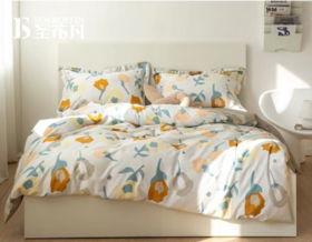 圣布凡长绒棉印花四件套