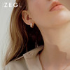 ZENGLIU高级感耳钉简约冷淡风耳圈女潮气质网红韩国耳扣耳环耳饰 商品缩略图6