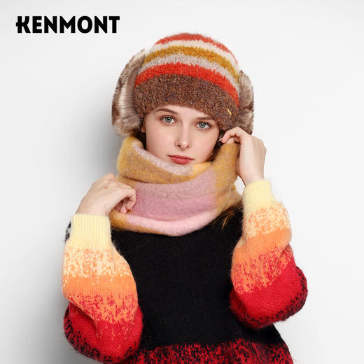卡蒙Kenmont护耳针织帽KM-9464 商品图7