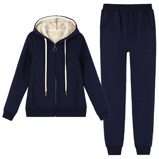 加绒加厚运动套装TR-DLP9035 商品图4