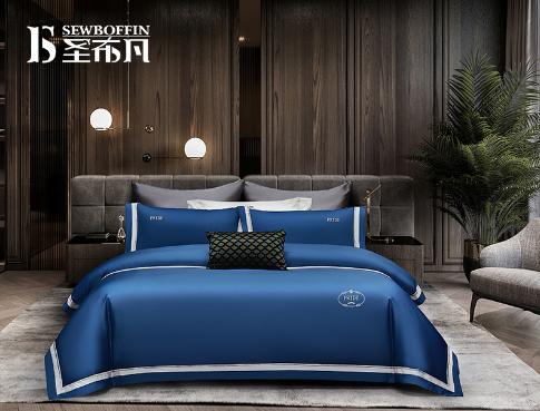 圣布凡长绒棉绣花四件套 商品图0