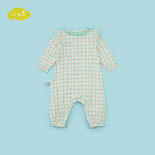 【尺码偏小请拍大一码】moimoln小云朵童装秋冬新款女宝宝长袖连体衣新生儿爬服婴儿哈衣LQW1NAUU25 商品图1