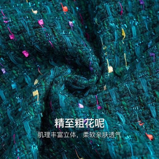 OLrain欧芮儿法式小香风短外套女秋季2022新款时尚气质粗花呢开衫 商品图2