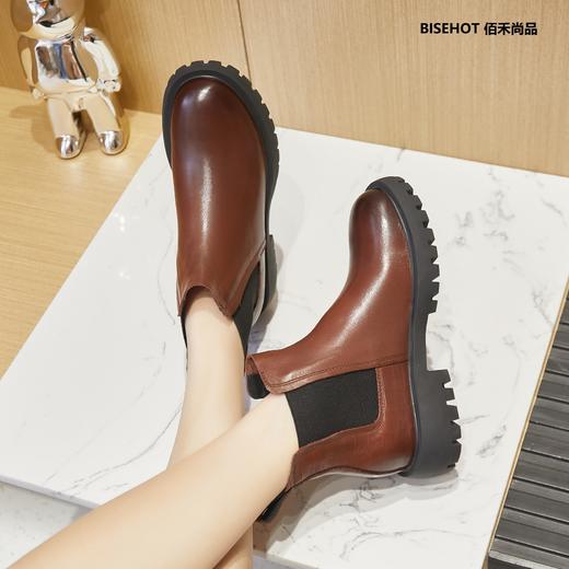 新品单层牛皮百搭时尚马丁靴992B25603 商品图7