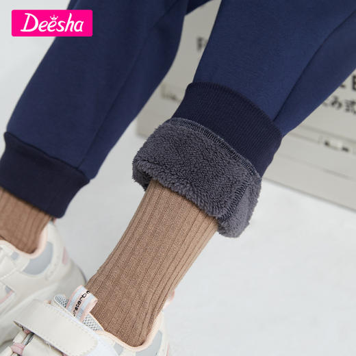 笛莎Deesha 2022冬季新款女孩保暖长裤厚 商品图1