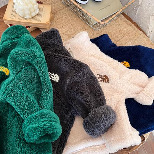 【宝宝双面保暖棉袄刺绣上衣】儿童秋冬外套 sq 商品图0