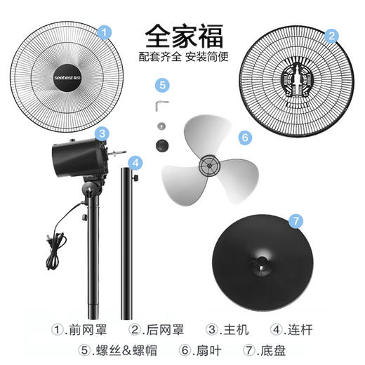 G08-45D商用扇 商品图5
