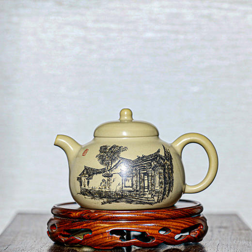 王天龙 民居壶 商品图0