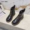 新品冬季加绒牛皮百搭舒适矮靴936B25537 商品缩略图2