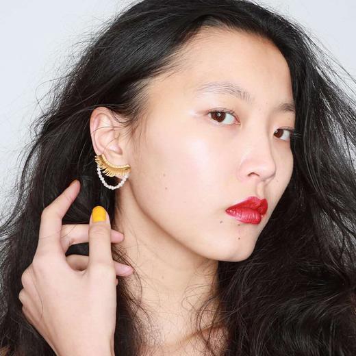 北京仓｜Mirit Weinstock-Eyelash-小睫毛 珍珠 耳环（单只）［以色列设计师］ 商品图2