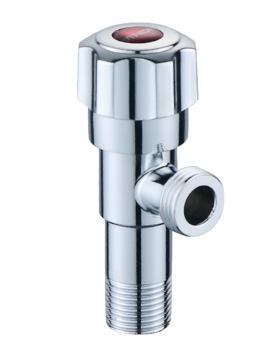 角阀/KJ-08/SUS201镀铬/红蓝手轮