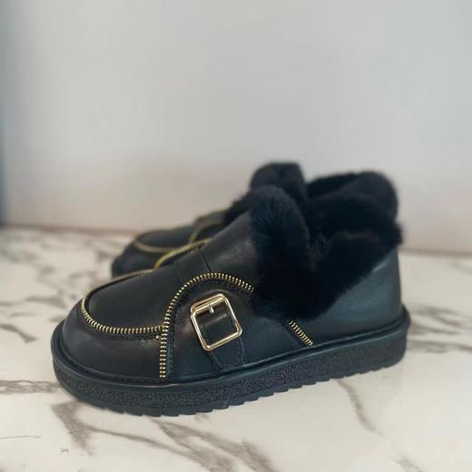 西村名物冬季新品二棉加毛豆豆鞋36411 商品图5