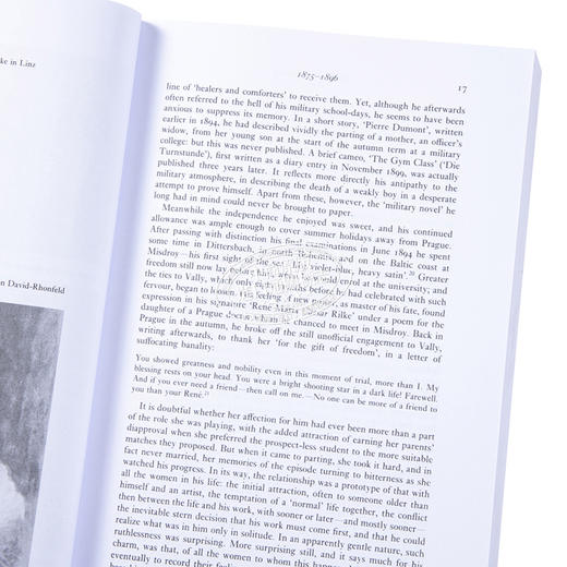 【中商原版】里尔克传 鸣响的杯子 豆瓣高分 英文原版 A Ringing Glass The Life of Rainer Maria Rilke Donald Prater 商品图3